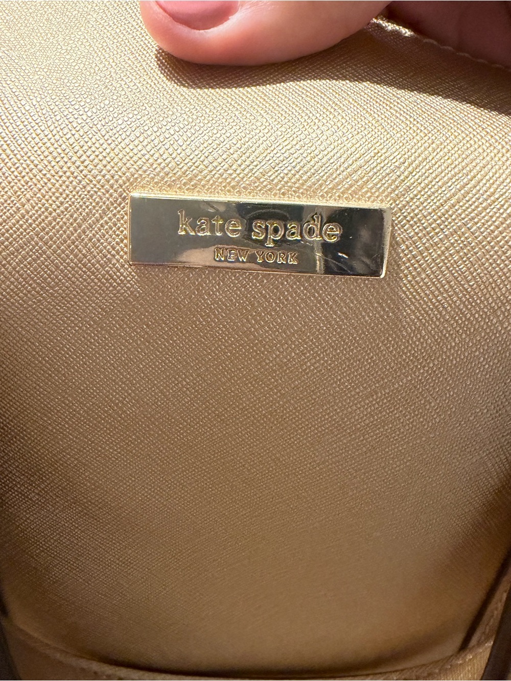Rose Gold Kate Spade Purse - Picture 2 of 6